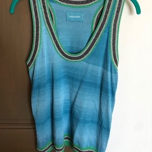 Zadig and Voltaire Sparkly Tank Top